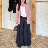 ニットカーディガンVネック レディース カーディガン | shoppinggo | 詳細画像22