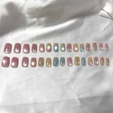 ネイルチップ ショート カラフル | shoppinggo | 詳細画像4 