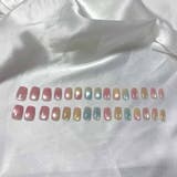 ネイルチップ ショート カラフル | shoppinggo | 詳細画像7 