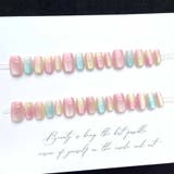 ネイルチップ ショート カラフル | shoppinggo | 詳細画像12 