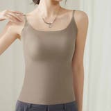 カーキ | ブラトップ キャミソール ショート丈 | shoppinggo