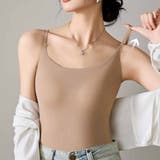 キャメル | ブラトップ キャミソール ショート丈 | shoppinggo