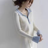 ニットセーター Vネック レディース | shoppinggo | 詳細画像3 