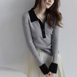 グレー | ニットセーター Vネック レディース | shoppinggo