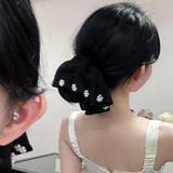 シュシュ ヘアゴム パール付き | shoppinggo | 詳細画像4