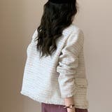 ジャケット ツイード柄 ノーカラー | shoppinggo | 詳細画像14 