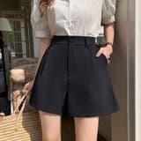 ブラック | ショートパンツ レディース スーツパンツ | shoppinggo