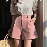 ピンク | ショートパンツ レディース スーツパンツ | shoppinggo