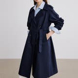 ネイビー | トレンチコート スプリングコート レディース | shoppinggo