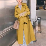 イエロー | トレンチコート スプリングコート レディース | shoppinggo