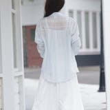 シャツカーディガン 3Dフラワープリント 透け感 | shoppinggo | 詳細画像21 