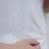 シャツカーディガン 3Dフラワープリント 透け感 | shoppinggo | 詳細画像24 