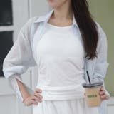 シャツカーディガン 3Dフラワープリント 透け感 | shoppinggo | 詳細画像28 