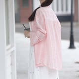 シャツカーディガン 3Dフラワープリント 透け感 | shoppinggo | 詳細画像37 