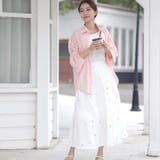 シャツカーディガン 3Dフラワープリント 透け感 | shoppinggo | 詳細画像40 