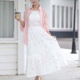 シャツカーディガン 3Dフラワープリント 透け感 | shoppinggo | 詳細画像41 