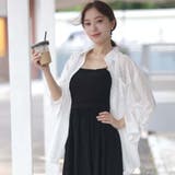 シャツカーディガン 3Dフラワープリント 透け感 | shoppinggo | 詳細画像44 