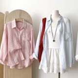 シャツカーディガン 3Dフラワープリント 透け感 | shoppinggo | 詳細画像66 