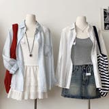 シャツカーディガン 3Dフラワープリント 透け感 | shoppinggo | 詳細画像67 