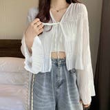 サマーカーディガン 透かし編み Vネックカーディガン | shoppinggo | 詳細画像8 