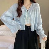 サマーカーディガン 透かし編み Vネックカーディガン | shoppinggo | 詳細画像12 