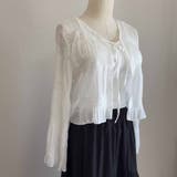 サマーカーディガン 透かし編み Vネックカーディガン | shoppinggo | 詳細画像18 