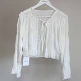 サマーカーディガン 透かし編み Vネックカーディガン | shoppinggo | 詳細画像28 