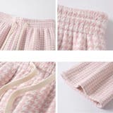 裏起毛パンツ 千鳥格子 ワイドパンツ | shoppinggo | 詳細画像3 