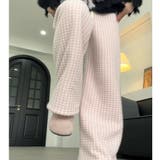 裏起毛パンツ 千鳥格子 ワイドパンツ | shoppinggo | 詳細画像16 
