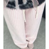 裏起毛パンツ 千鳥格子 ワイドパンツ | shoppinggo | 詳細画像17 