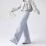 裏起毛パンツ 千鳥格子 ワイドパンツ | shoppinggo | 詳細画像21 