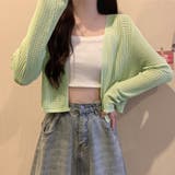 サマーカーディガン 透かし編み Vネックカーディガン | shoppinggo | 詳細画像17