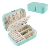 ブルー | ジュエリーボックス 大容量 収納ケース | shoppinggo