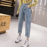 ライトブルー | デニムパンツ 低身長 レディース | shoppinggo