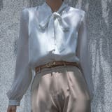 シャツ レディース リボン付きシャツ | shoppinggo | 詳細画像10 