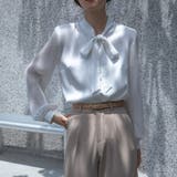 シャツ レディース リボン付きシャツ | shoppinggo | 詳細画像11 