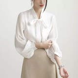 シャツ レディース リボン付きシャツ | shoppinggo | 詳細画像17 