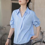 Vネック シャツ ブラウス | shoppinggo | 詳細画像28