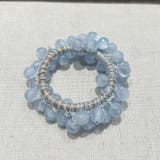 ブルー | ヘアゴム バブル シンプル | shoppinggo