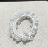 ホワイト | ヘアゴム バブル シンプル | shoppinggo