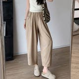 カーキ | ワイドパンツ サマーパンツ 夏服 | shoppinggo