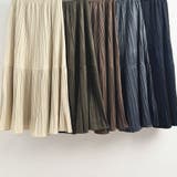 プリーツスカートロング黒 無地スカート ひざ下 | shoppinggo | 詳細画像3 