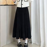 プリーツスカートロング黒 無地スカート ひざ下 | shoppinggo | 詳細画像12 