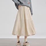 ベージュ | プリーツスカートロング黒 無地スカート ひざ下 | shoppinggo