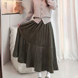オリーブ | プリーツスカートロング黒 無地スカート ひざ下 | shoppinggo