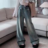 ワイドデニムパンツ ハイウエスト シンプルデニム | shoppinggo | 詳細画像9 