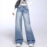 デニムパンツ レディース ワイドパンツ | shoppinggo | 詳細画像2 