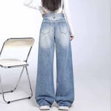 デニムパンツ レディース ワイドパンツ | shoppinggo | 詳細画像4 