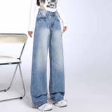 デニムパンツ レディース ワイドパンツ | shoppinggo | 詳細画像5 