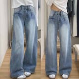 デニムパンツ レディース ワイドパンツ | shoppinggo | 詳細画像6